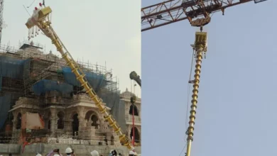 Photo of राम मंदिर में 500 साल बाद ध्वज दंड की स्थापना, ऐतिहासिक क्षण