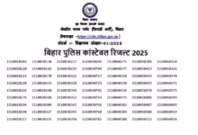 Photo of CSBC Bihar Police Result 2025 Download Pdf : बिहार पुलिस कांस्टेबल रिजल्ट डाउनलोड पीडीएफ, 99690 पास